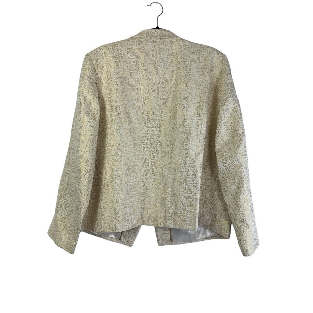 Peter Nygard Women's Grand Luxe Gold & Beige Jacket - Picture 2 of 8